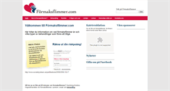 Desktop Screenshot of formaksflimmer.com